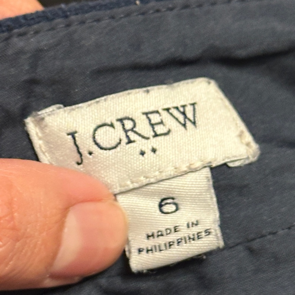 Navy Blue Skirt with Green Trim - Picture 3 of 4